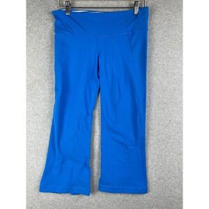 Lululemon Leggings Womens 29x20 Sky Blue Cropped Mid Rise Yoga Hiking Comfortabl